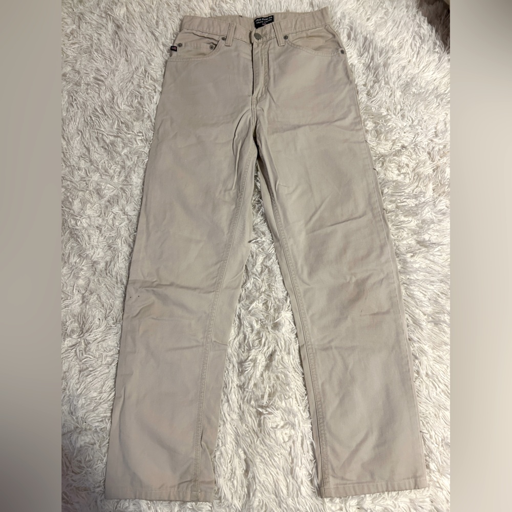 Cream polo ralph Lauren jeans